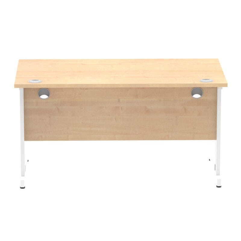 Impulse 1400mm Straight Desk Cable Managed Leg - Image 46