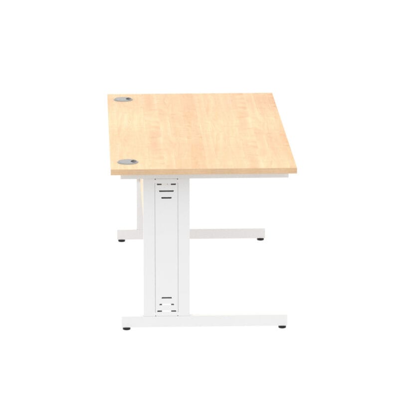 Impulse 1600mm Straight Desk Cable Managed Leg - Image 44