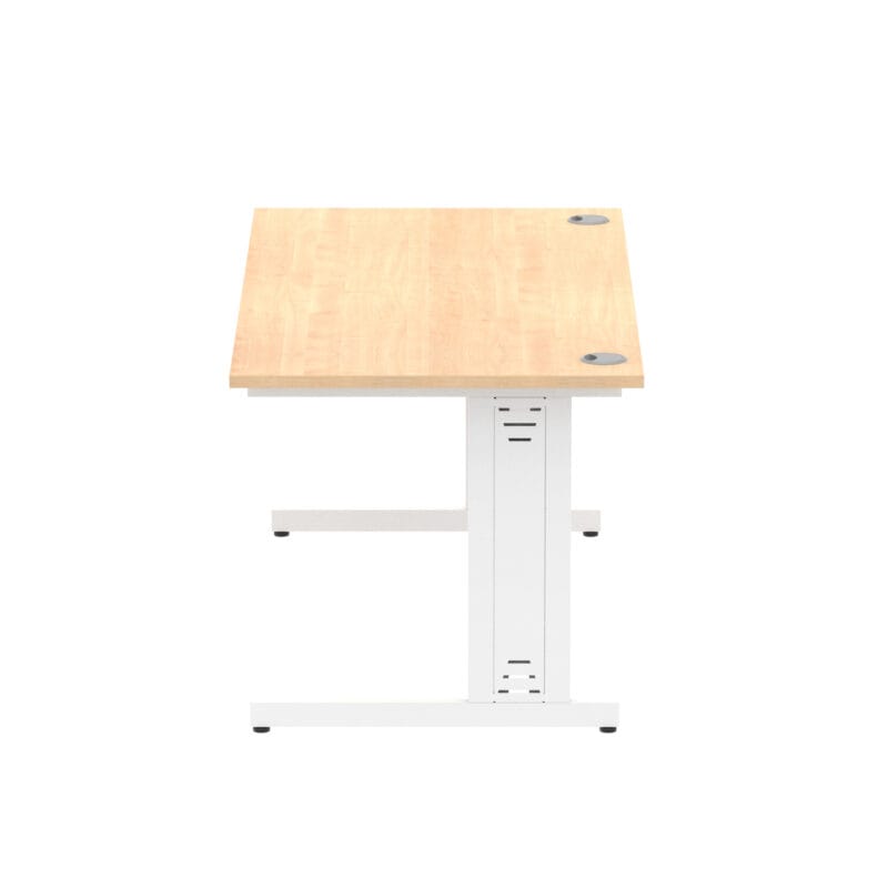 Impulse 1600mm Straight Desk Cable Managed Leg - Image 48