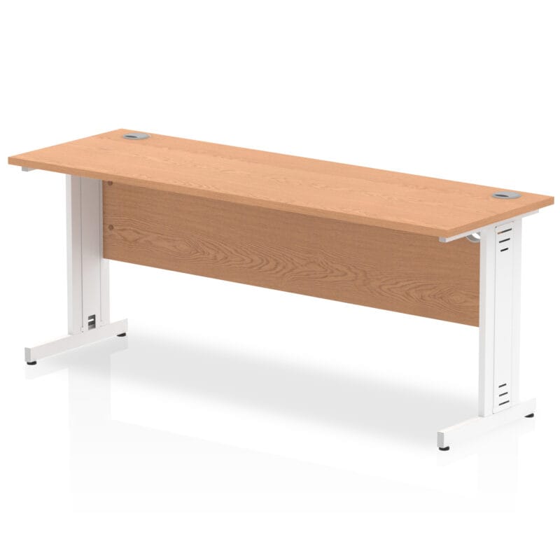Impulse 1800mm Slimline Desk Cable Managed Leg - Image 8