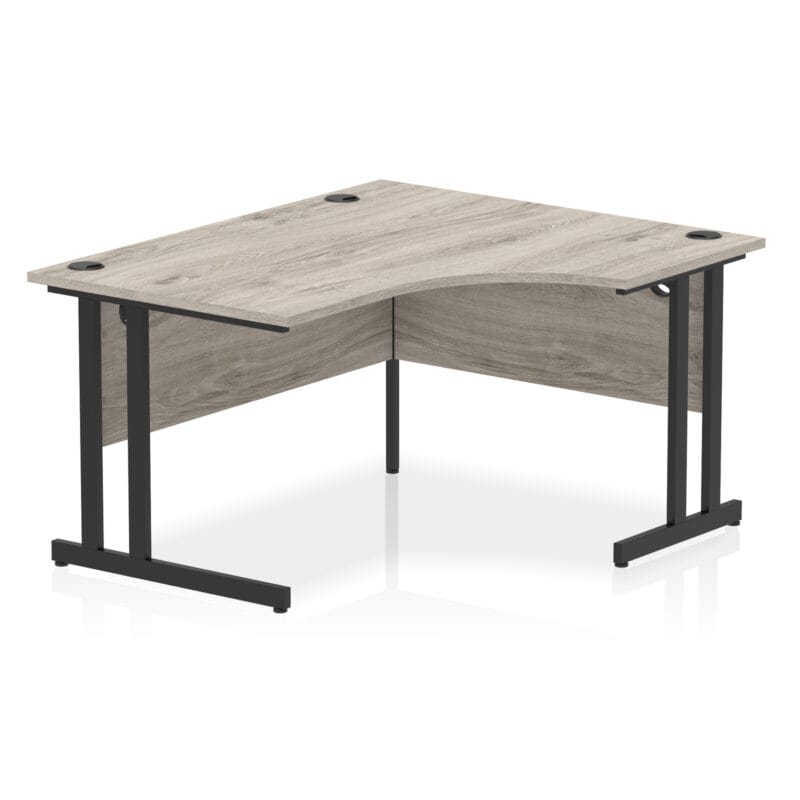 Impulse 1400mm Right Crescent Desk Cantilever Leg - Image 14