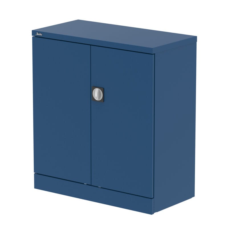 Qube Stationery 2-Door Cupboard With Shelves - Image 9