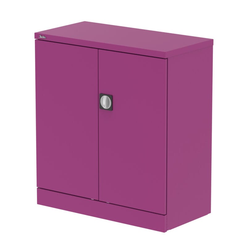 Qube Stationery 2-Door Cupboard With Shelves - Image 17