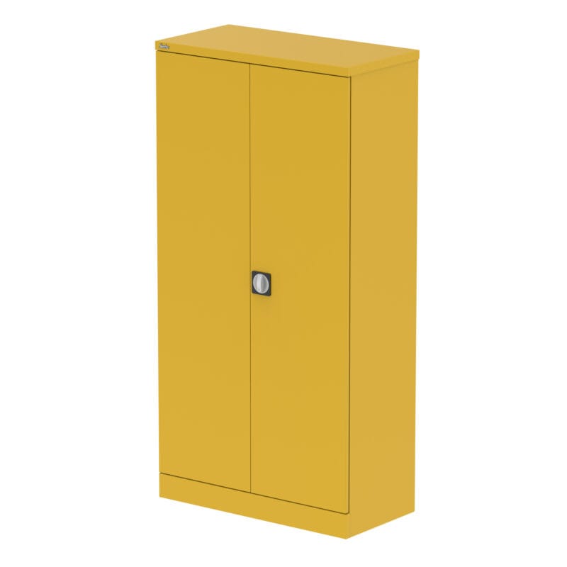 Qube Stationery 2-Door Cupboard With Shelves - Image 42