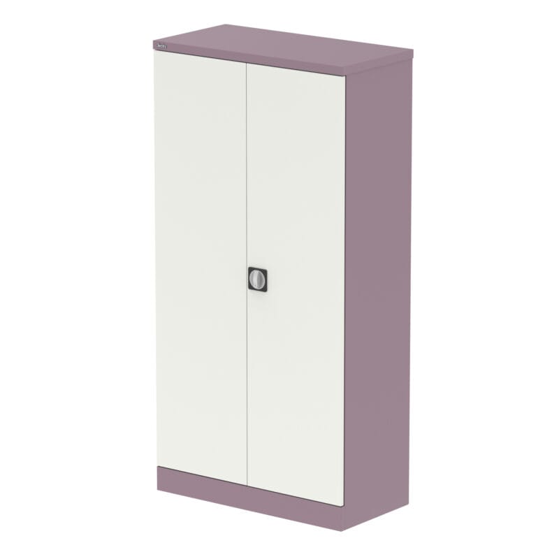 Qube Stationery 2-Door Cupboard With Shelves - Image 50