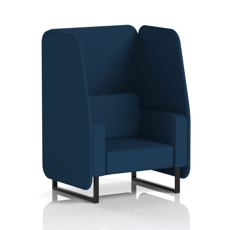 Brixworth Open Booth With Black Legs in Single Tone - Image 22