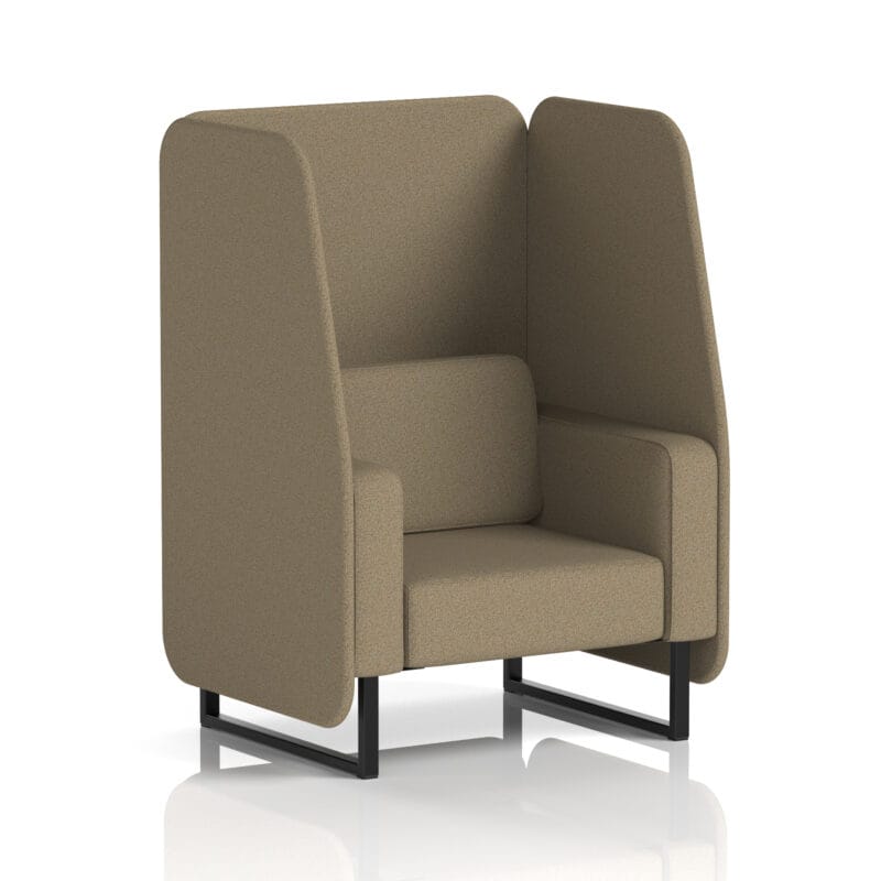 Brixworth Open Booth With Black Legs in Single Tone - Image 37