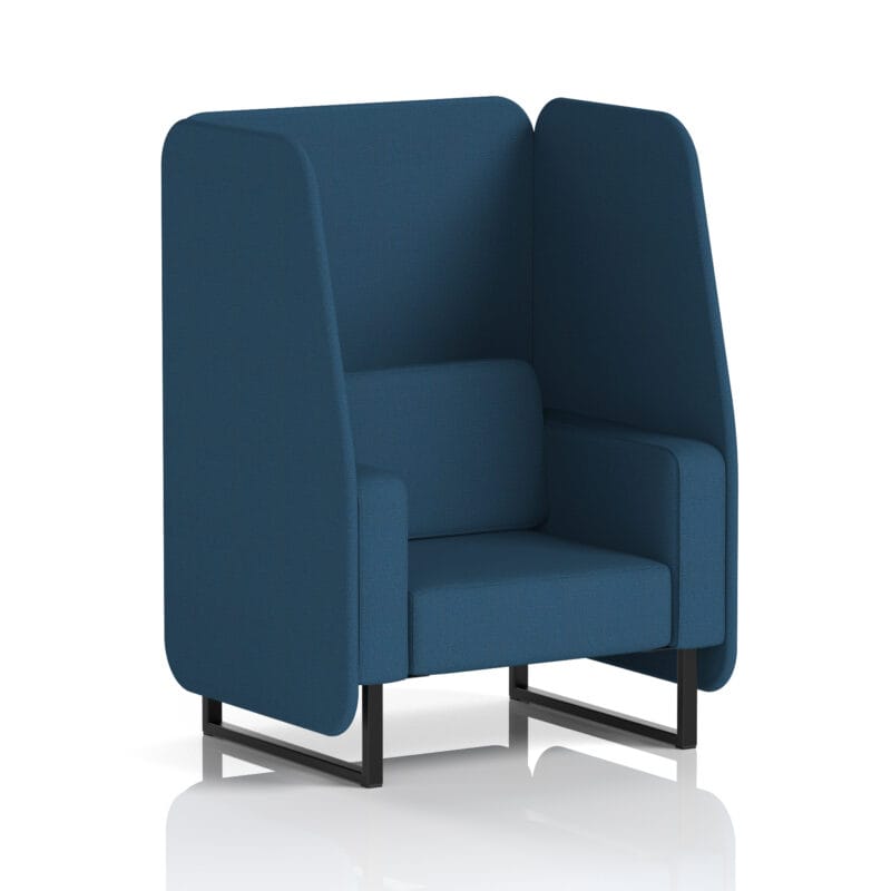 Brixworth Open Booth With Black Legs in Single Tone - Image 85