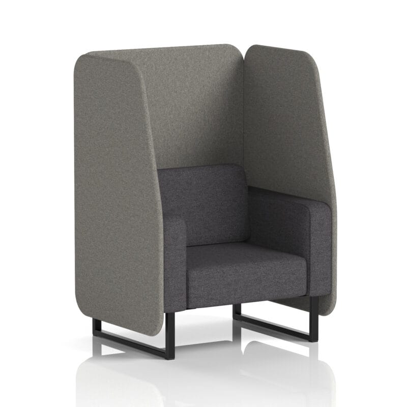Brixworth Open Booth With Black Legs in Two Tone - Image 28