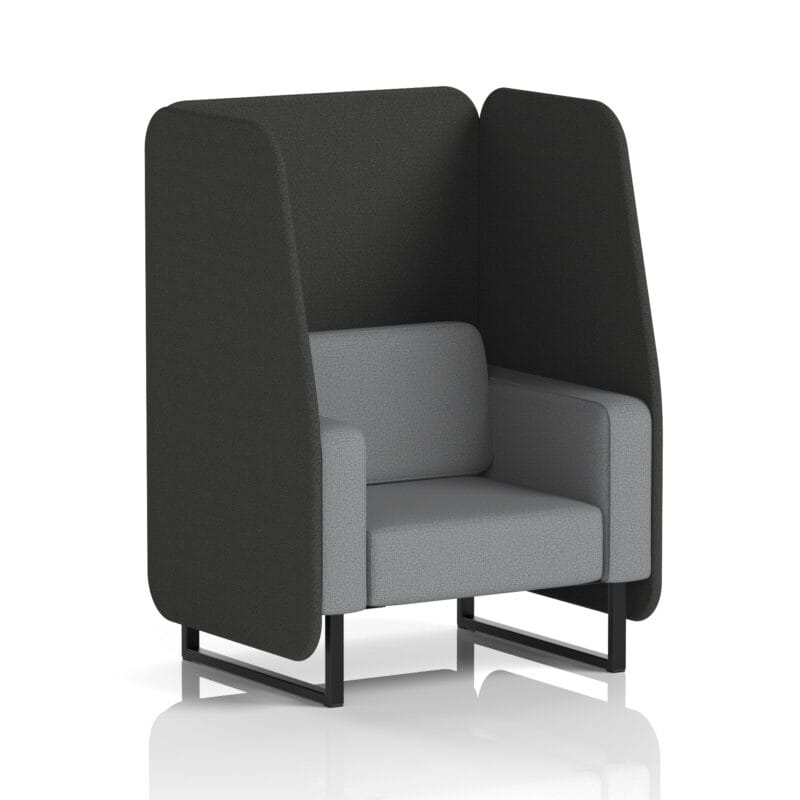 Brixworth Open Booth With Black Legs in Two Tone - Image 61