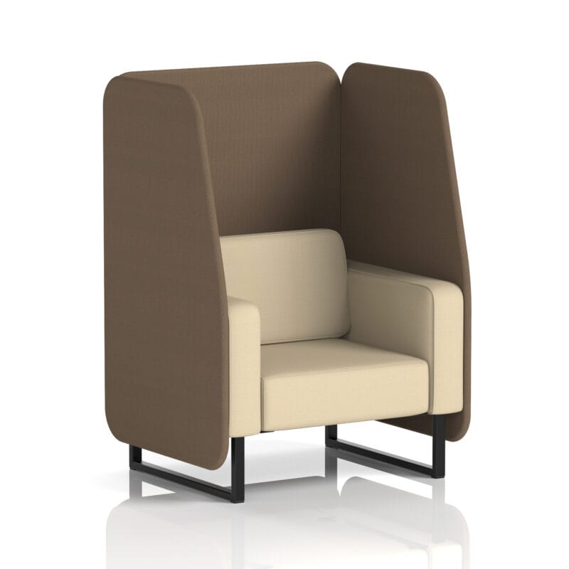 Brixworth Open Booth With Black Legs in Two Tone - Image 79