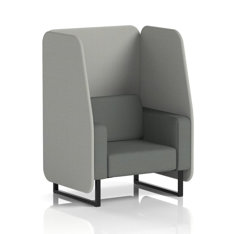 Brixworth Open Booth With Black Legs in Two Tone - Image 82