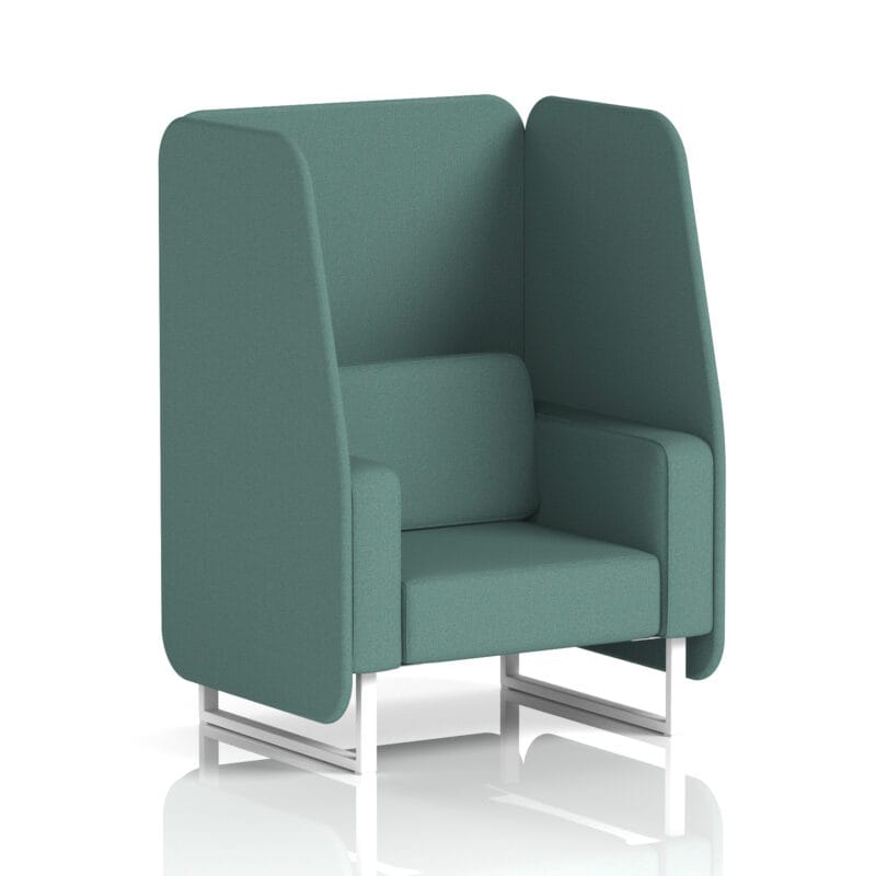 Brixworth Open Booth With White Legs in Single Tone - Image 73