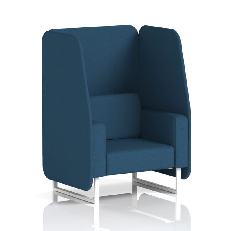 Brixworth Open Booth With White Legs in Single Tone - Image 85