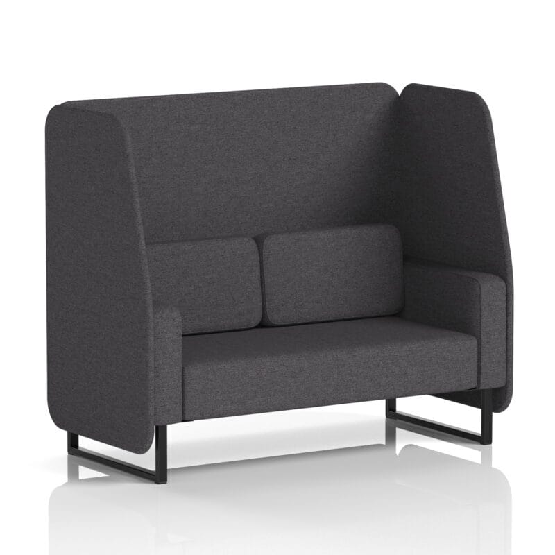 Brixworth Open Booth With Black Legs in Single Tone - Image 20