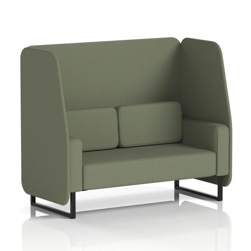 Brixworth Open Booth With Black Legs in Single Tone - Image 41