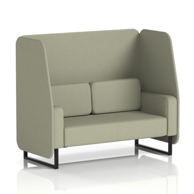 Brixworth Open Booth With Black Legs in Single Tone - Image 44