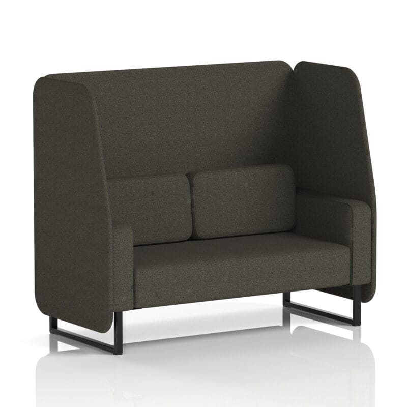 Brixworth Open Booth With Black Legs in Single Tone - Image 47