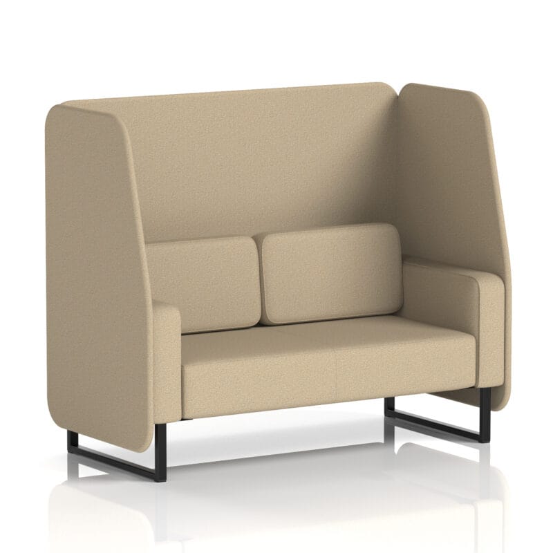 Brixworth Open Booth With Black Legs in Single Tone - Image 50