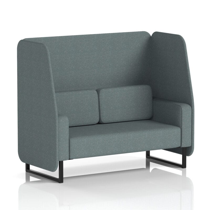 Brixworth Open Booth With Black Legs in Single Tone - Image 53