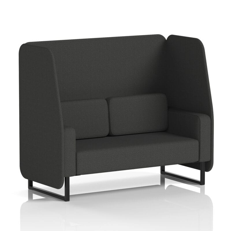 Brixworth Open Booth With Black Legs in Single Tone - Image 62
