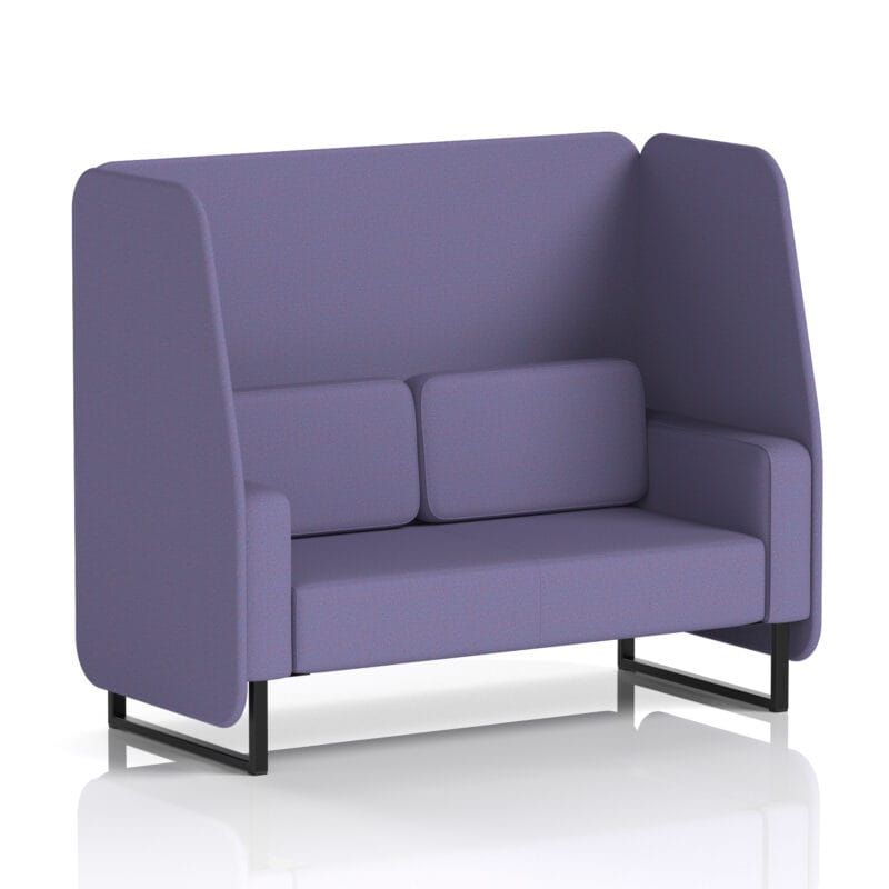 Brixworth Open Booth With Black Legs in Single Tone - Image 65
