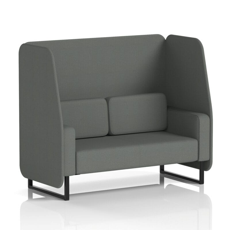 Brixworth Open Booth With Black Legs in Single Tone - Image 77