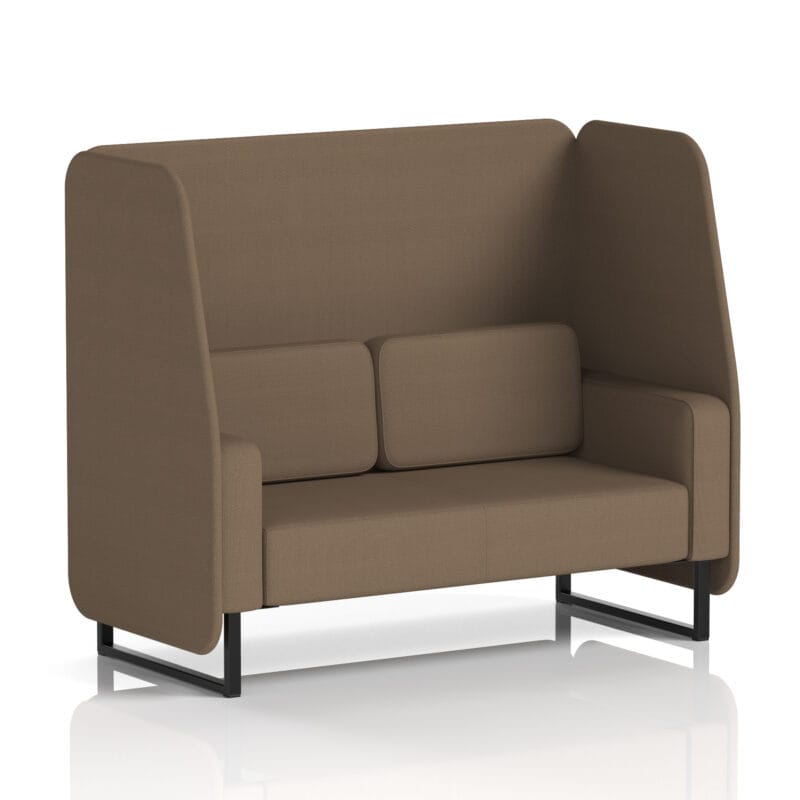 Brixworth Open Booth With Black Legs in Single Tone - Image 80