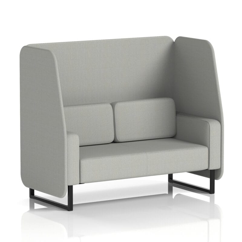 Brixworth Open Booth With Black Legs in Single Tone - Image 83