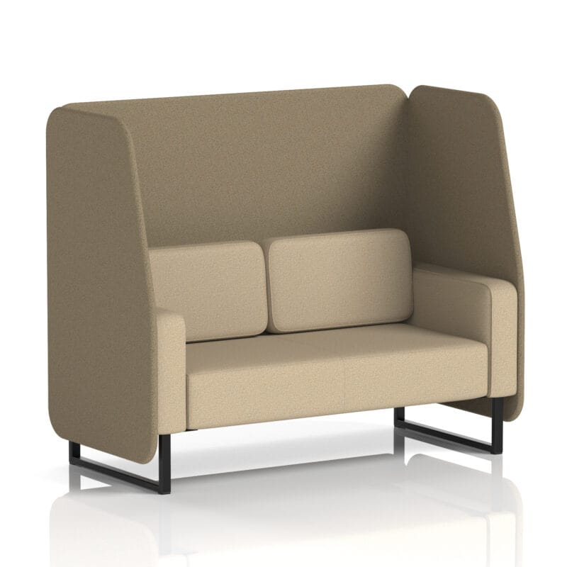 Brixworth Open Booth With Black Legs in Two Tone - Image 38