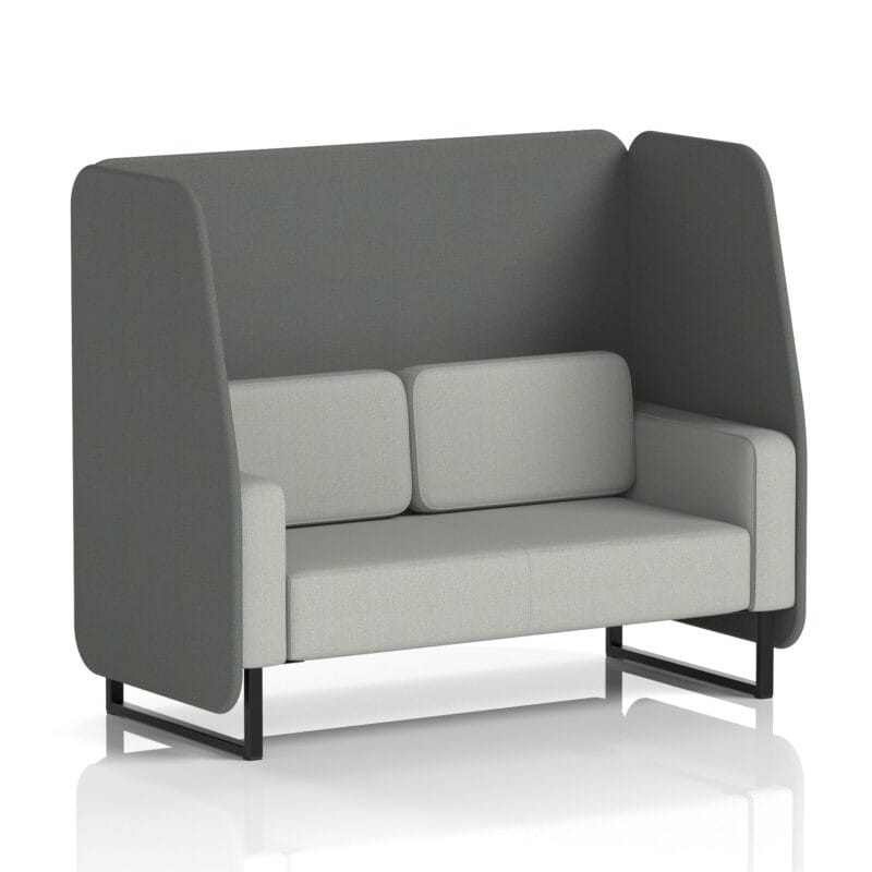 Brixworth Open Booth With Black Legs in Two Tone - Image 77