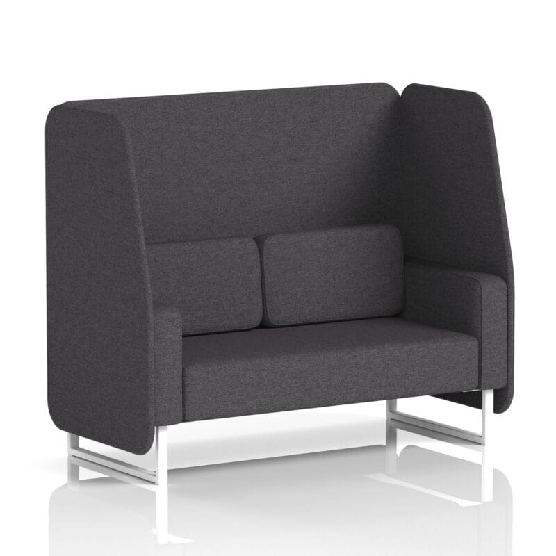 Brixworth Open Booth With White Legs in Single Tone - Image 20