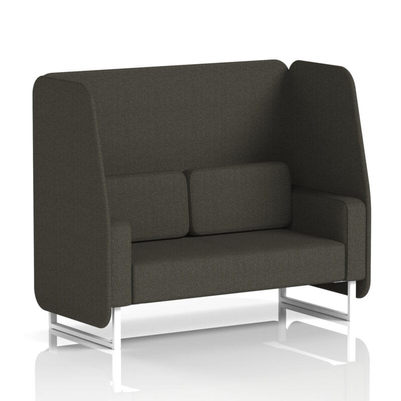 Brixworth Open Booth With White Legs in Single Tone - Image 47