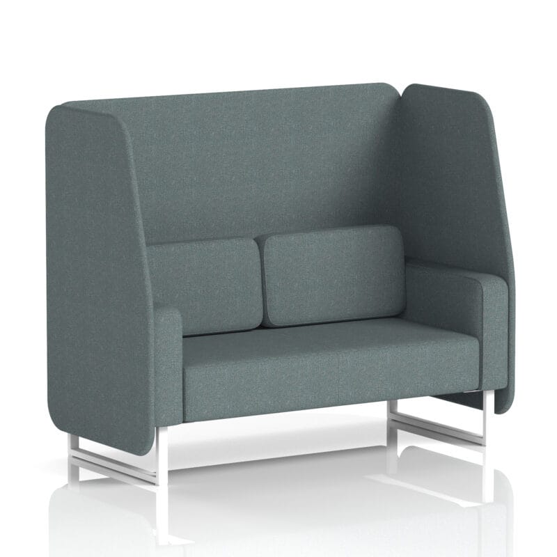 Brixworth Open Booth With White Legs in Single Tone - Image 53