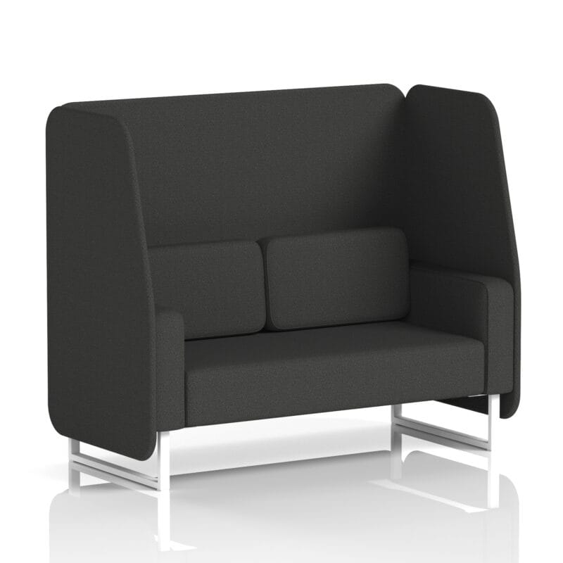 Brixworth Open Booth With White Legs in Single Tone - Image 62