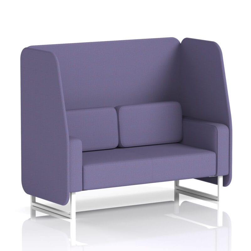 Brixworth Open Booth With White Legs in Single Tone - Image 65