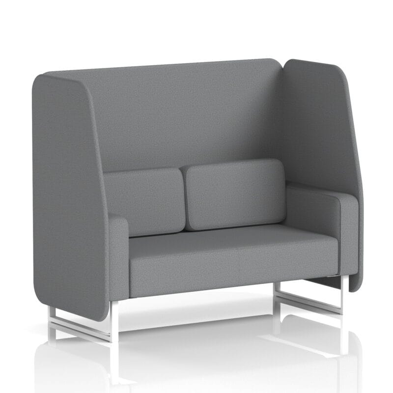 Brixworth Open Booth With White Legs in Single Tone - Image 68