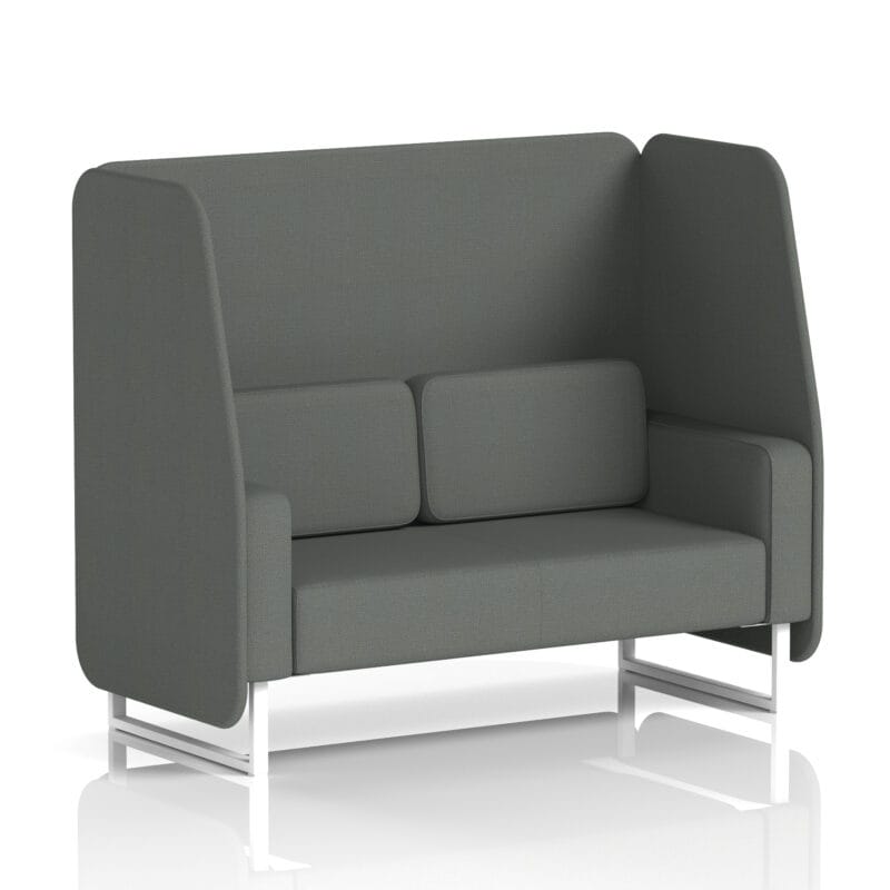 Brixworth Open Booth With White Legs in Single Tone - Image 77