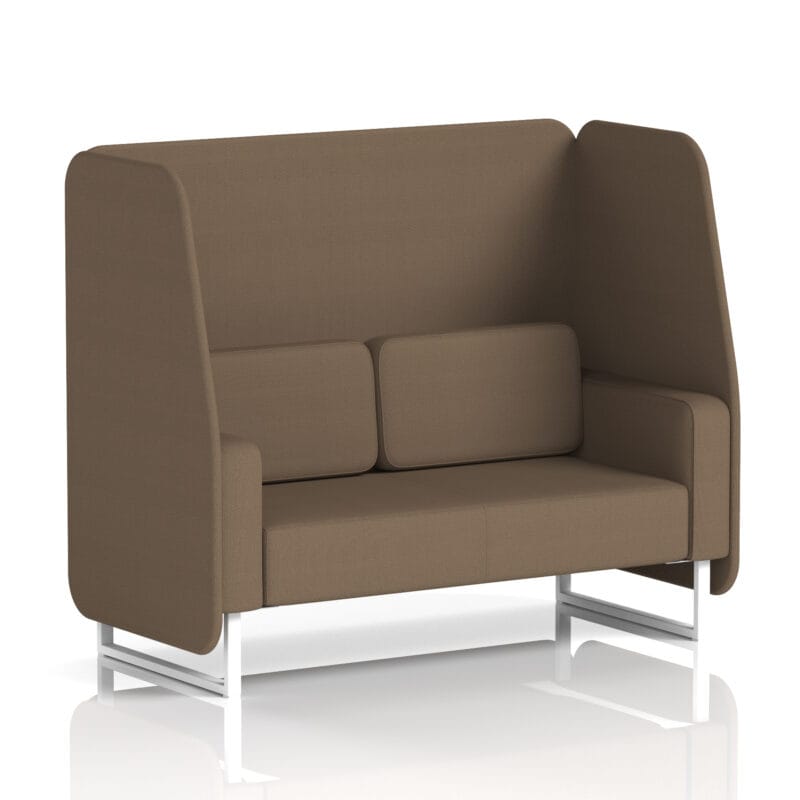 Brixworth Open Booth With White Legs in Single Tone - Image 80