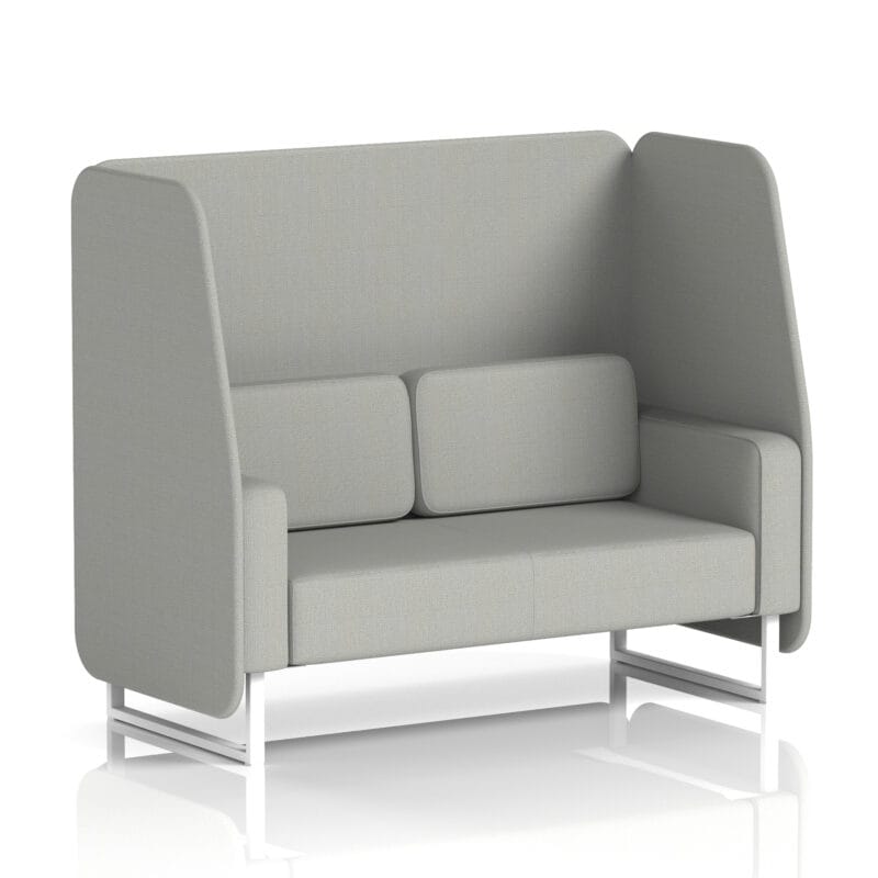 Brixworth Open Booth With White Legs in Single Tone - Image 83