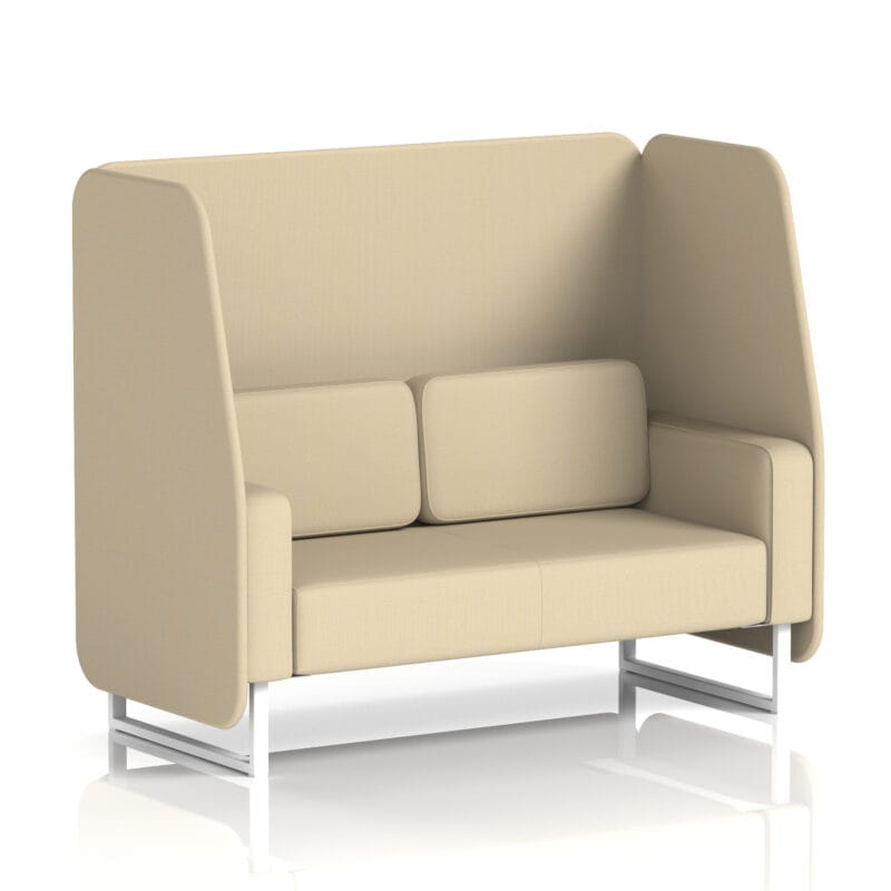 Brixworth Open Booth With White Legs in Single Tone - Image 89