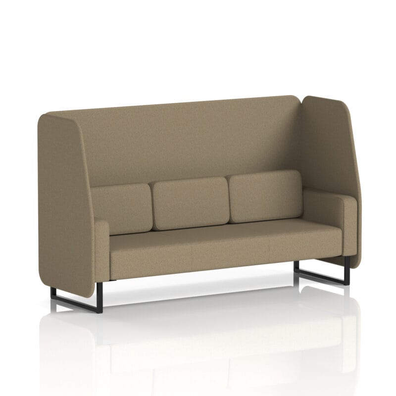 Brixworth Open Booth With Black Legs in Single Tone - Image 39