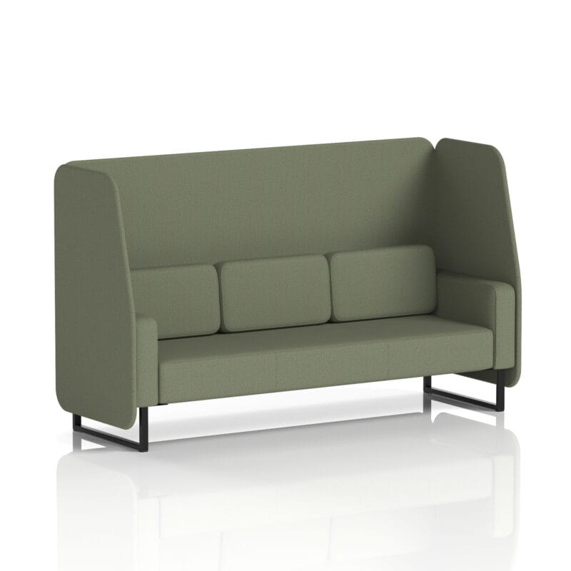 Brixworth Open Booth With Black Legs in Single Tone - Image 42