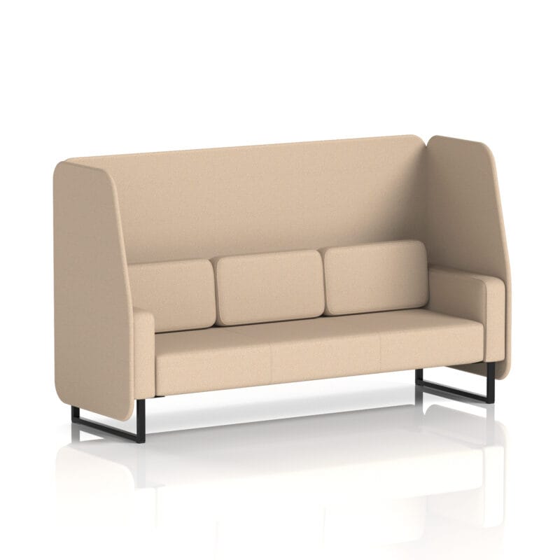 Brixworth Open Booth With Black Legs in Single Tone - Image 57
