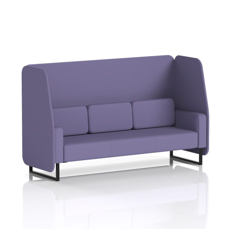 Brixworth Open Booth With Black Legs in Single Tone - Image 66