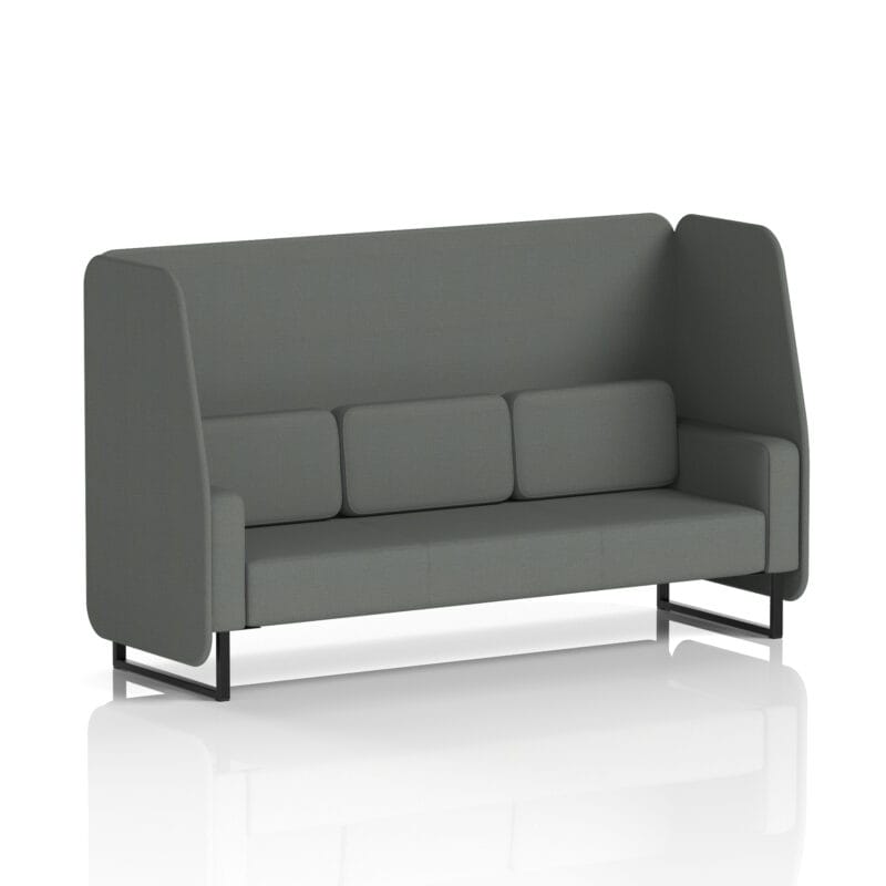 Brixworth Open Booth With Black Legs in Single Tone - Image 78