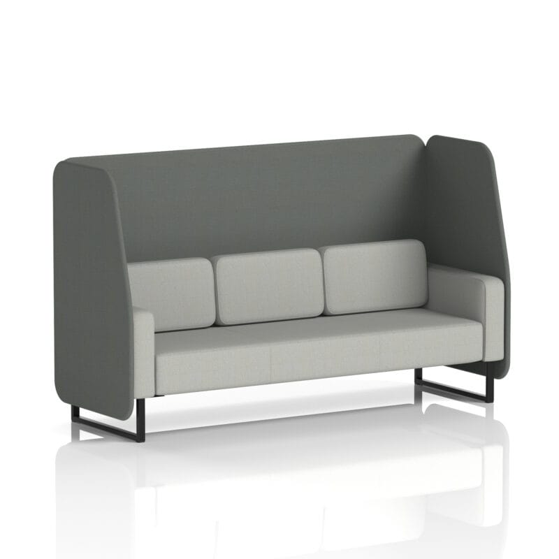 Brixworth Open Booth With Black Legs in Two Tone - Image 78