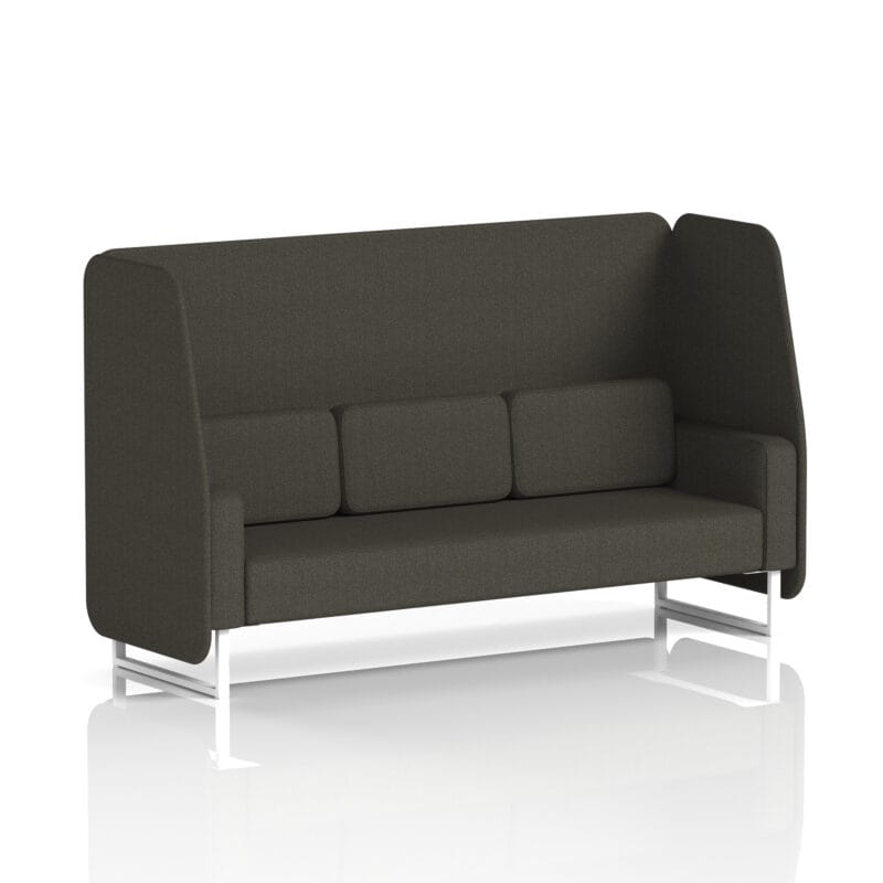 Brixworth Open Booth With White Legs in Single Tone - Image 48