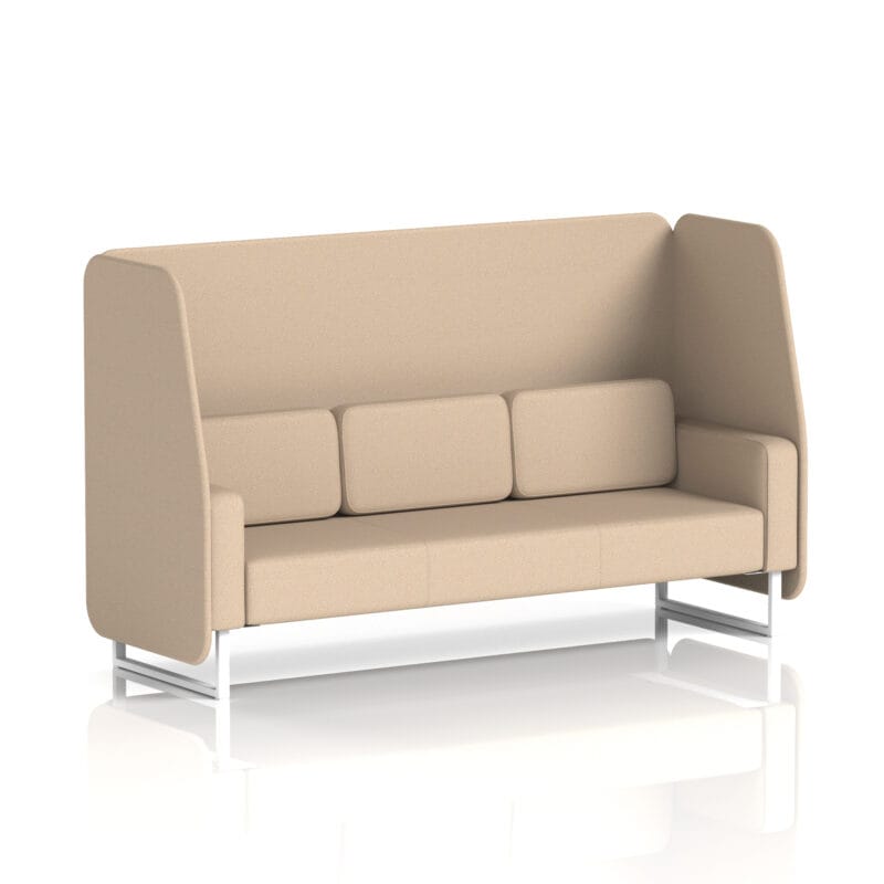 Brixworth Open Booth With White Legs in Single Tone - Image 57