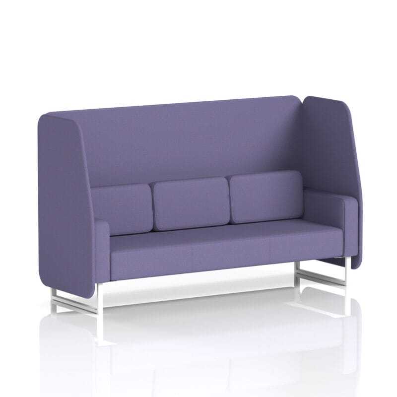 Brixworth Open Booth With White Legs in Single Tone - Image 66
